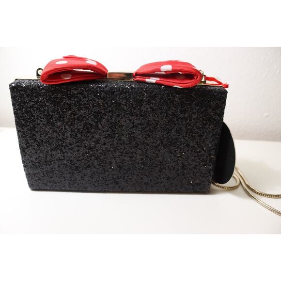 NWT Kate Spade x Disney Minnie Mouse BOW CLUTCH Crossbody Hand BAG Purse $328 - Picture 6 of 15